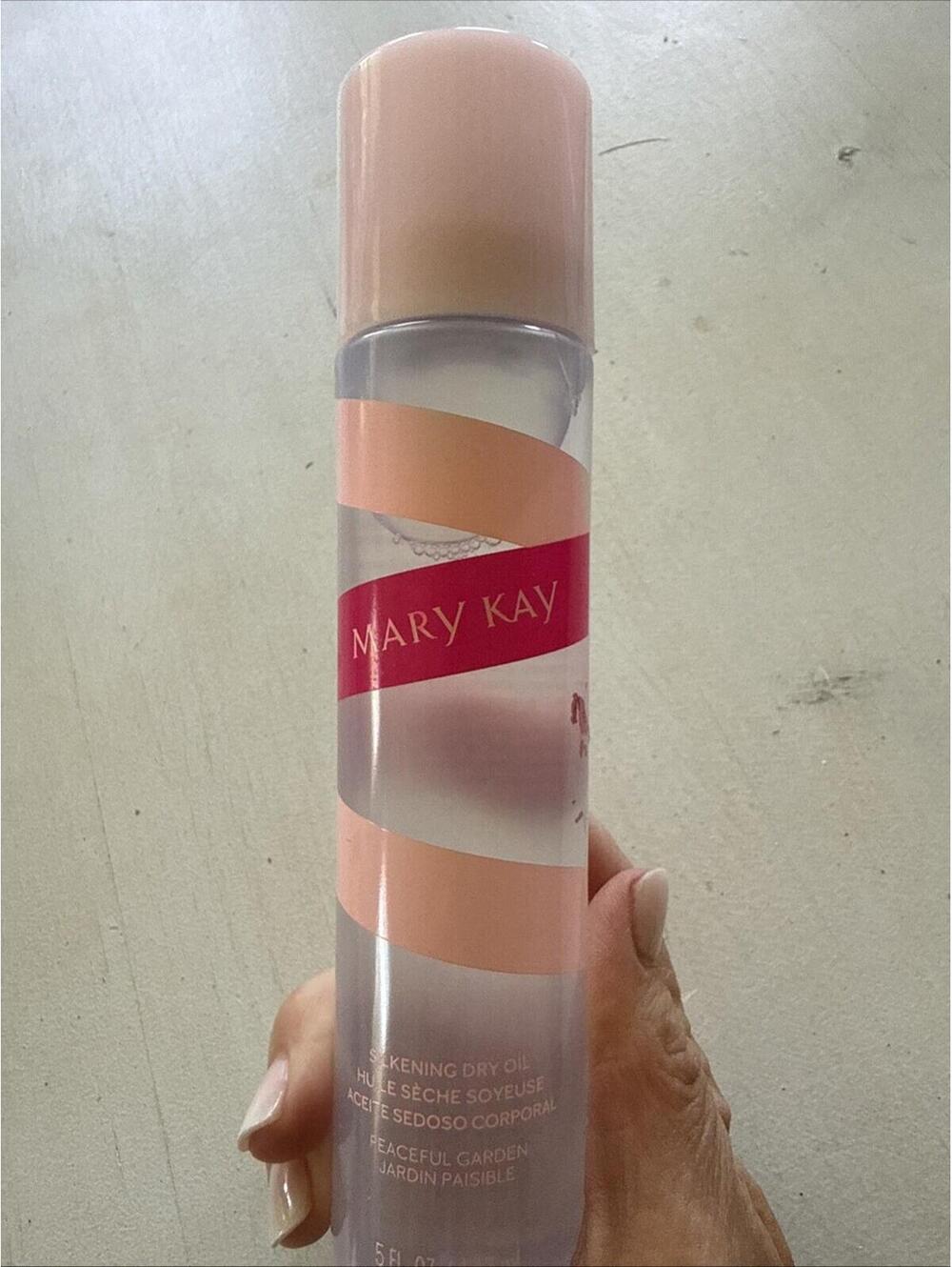Mary Kay Silkening Dry Oil Peaceful Garden Retired